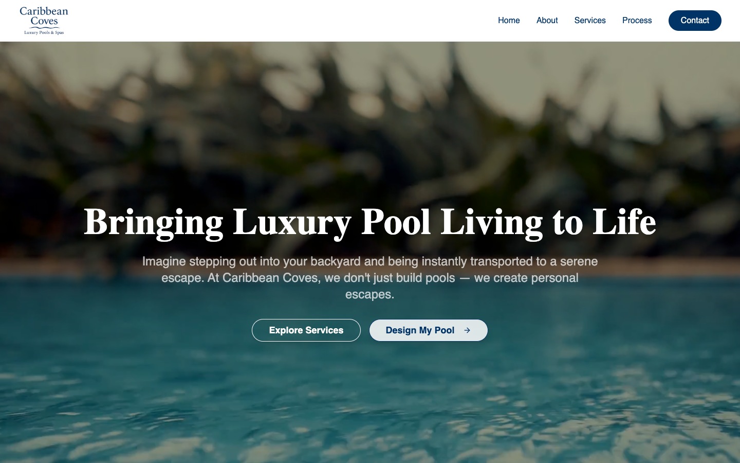 Caribbean Coves — home page